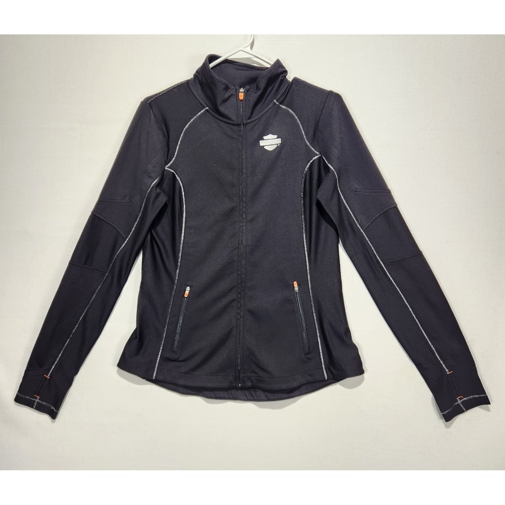 Harley Davison Women's‎ Moto Full Zip Define Jacket Black Size M